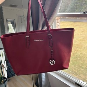Michael Kora Red tote bag